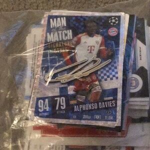 Lots of soccer cards